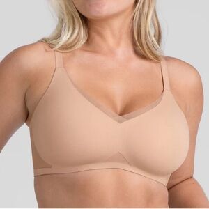 Honeylove Sand CrossOver Wireless Bra 1X 40C 40D